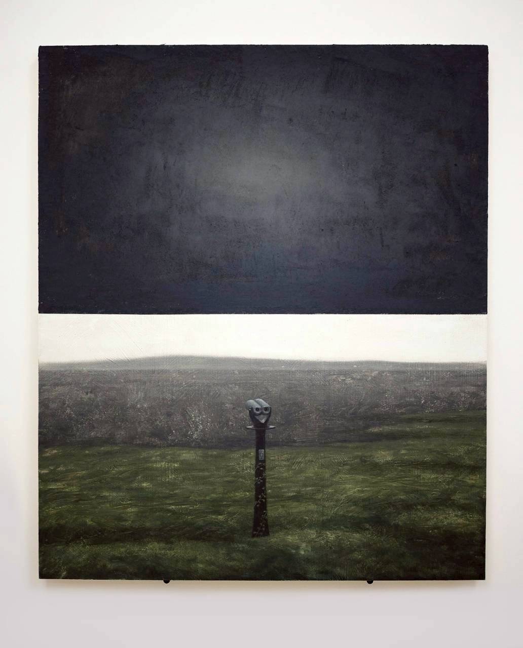 NG CHUN HO - Original Oil Painting - Telescope - Size 60cm * 50cm