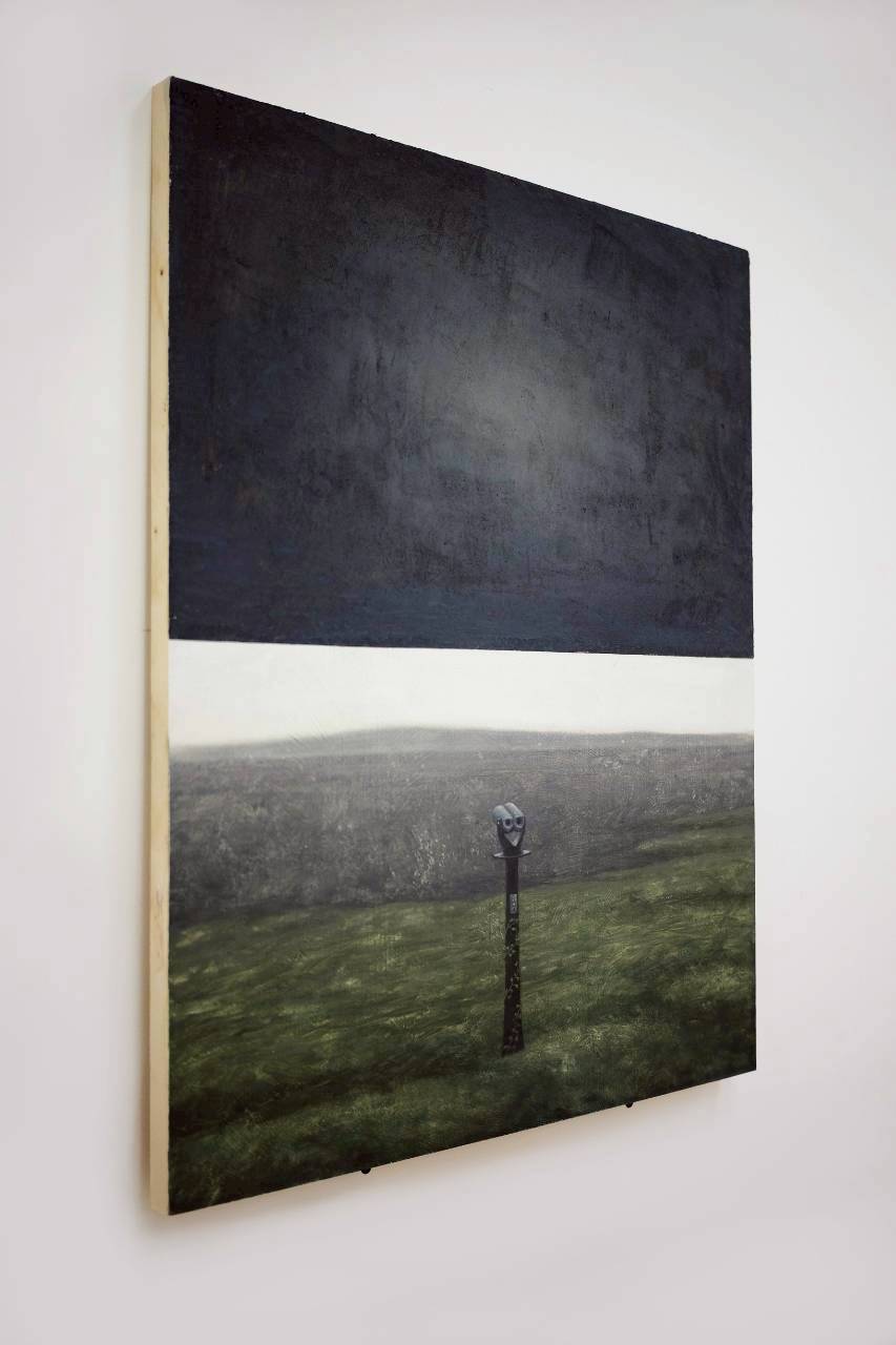 NG CHUN HO - Original Oil Painting - Telescope - Size 60cm * 50cm