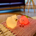 K&J Creative Sensor-Activated Interactive Light **Polar Bear and Peach Bundle**