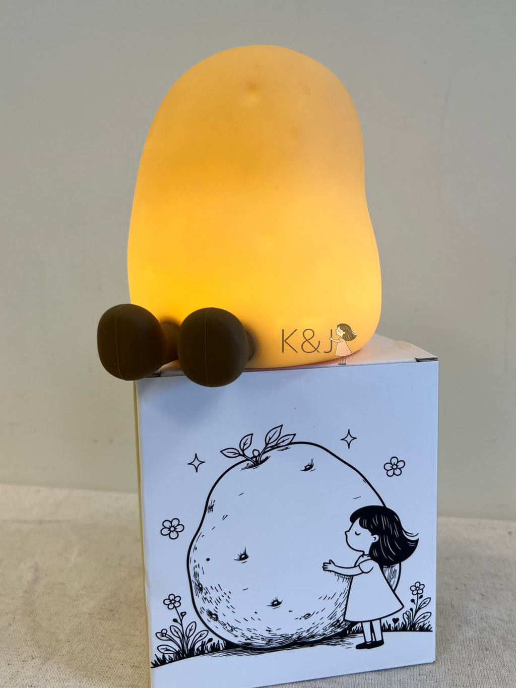 K &J Creative Sensor-Activated Interactive Light ** Potato **
