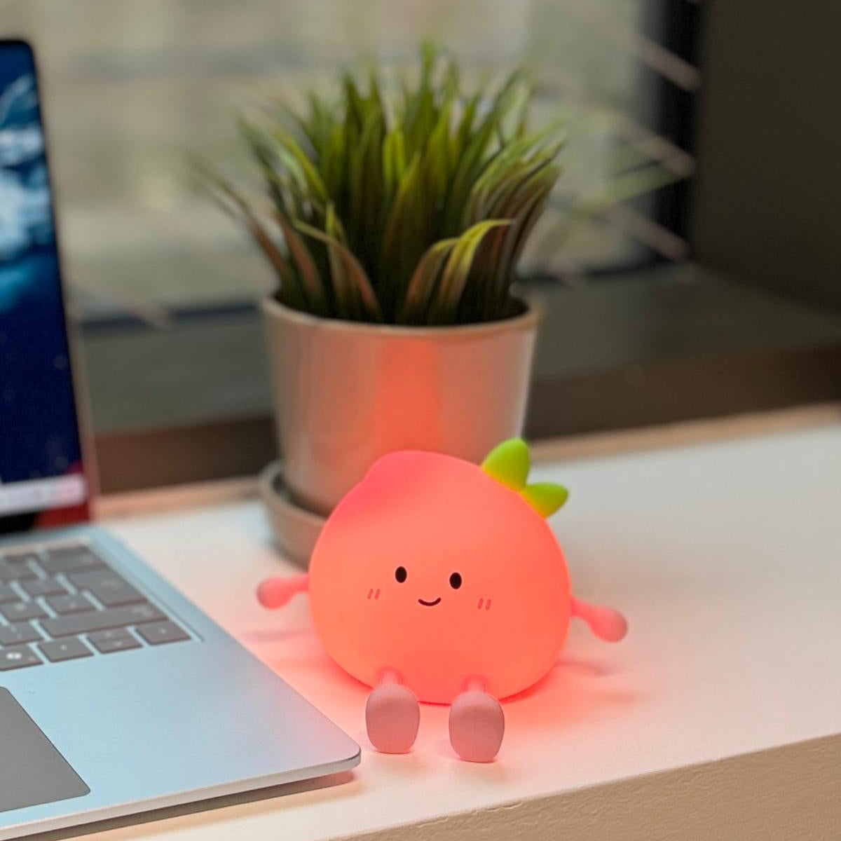 K&J Creative Sensor-Activated Interactive Light **X’mas Tree, Peach and Potato Bundle**